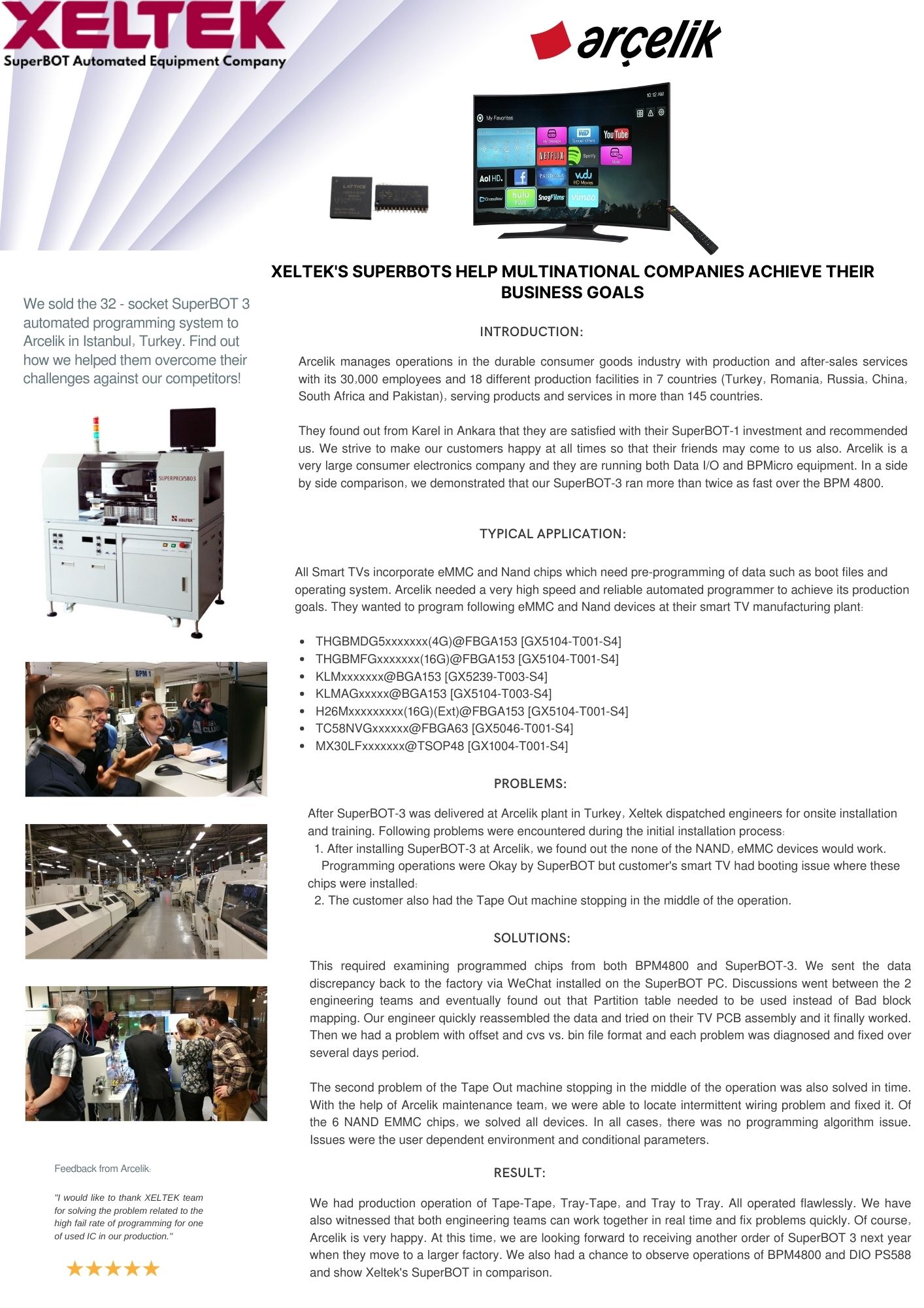 Arçelik Turkish multinational household appliances manufacturer